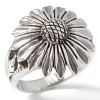 Zilveren Ring Sunflower