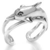 Zilveren Ring Dolphina