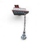Broche Boat and Anchor