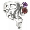 Zilveren Ring Kizzy Red and Purple