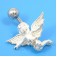 Zilveren Navelpiercing Angel