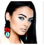 Indian Feather Earrings