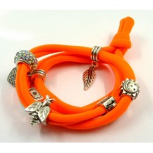 Lycra Wrap Armband Polly Neon Oranje