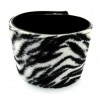 Furry Bracelet Zebra