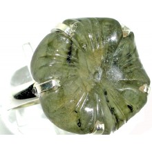 Zilveren Ring Flower Labradorite