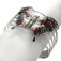 Zilveren Armband Butterfly Black with Dots