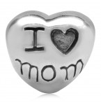 Zilveren Bedel Love Your Mom