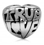 Zilveren Bedel True Love