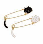 Broche Cat and Tail