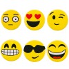 Buttons Emoji 6 stuks