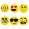 Buttons Emoji 6 stuks