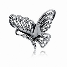 Zilveren Kettinghanger Butterfly