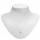 Zilveren Ketting met Witte Swarovski® Hanger 6mm