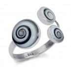 Zilveren Ring Shiva Shell 