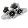 Zilveren Ring Flowers