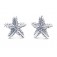 Zilveren Oorbellen Starfish