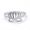 Zilveren Ring Lotus