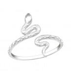 Zilveren Ring Snake