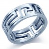 Zilveren Ring Greek Key