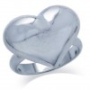 Zilveren Ring 3D Hart