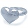 Zilveren Ring 3D Hart