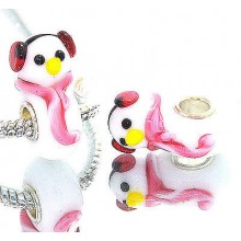 Murano Glasbedel Sneeuwpop