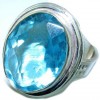 Zilveren Ring Blauwe Kwarts